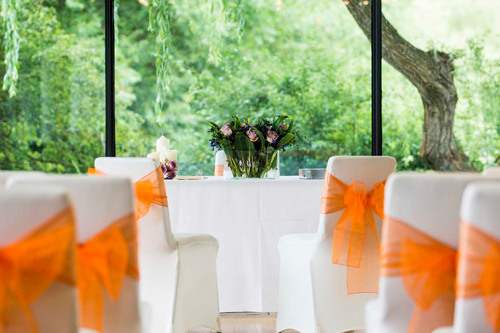 A stunning glass fronted room with river views and private terrace suitable for parties, weddings, lectures or conferences with a seating capacity of 110 people.